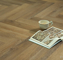 Vinilam Parquet Herringbone 6,5 мм IS11166 Классический Паркет фото 2 | FLOORDEALER